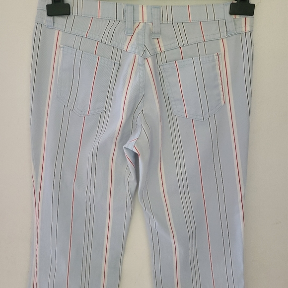 FOREVER 21 blue striped pants - Picture 5 of 8